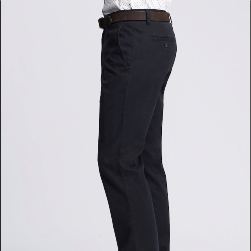 Banana Republic Aiden Slim Navy Chinos